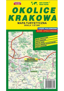 Okolice Krakowa Połud. 1:67 000 mapa turystyczna
