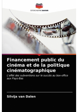 Financement public du cinéma et de la politique cinématographique
