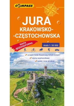Jura Krakowsko-Częstochowska Mapa wodoodporna