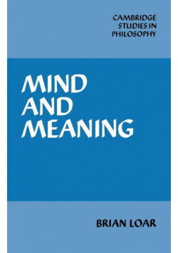 Mind and Meaning