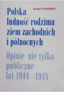 Polska ludność rodzima ziem zachodnich i północnych
