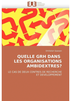 Quelle grh dans   les organisations  ambidextres?
