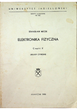 Elektronika fizyczna część II
