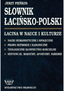 Słownik łacińsko polski  Łacina w nauce i kulturze