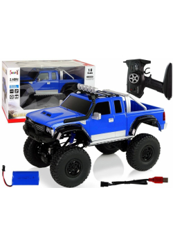 Auto Off- Road R/C 2.4G Climbing Car 1:8 niebieski