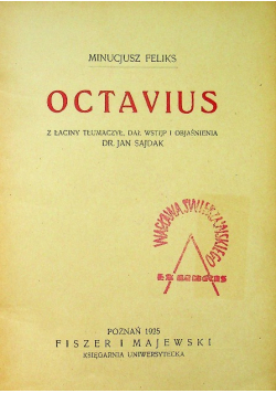 Octavius 1925 r.