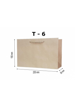 Torebka ozdobna T-6 kraft