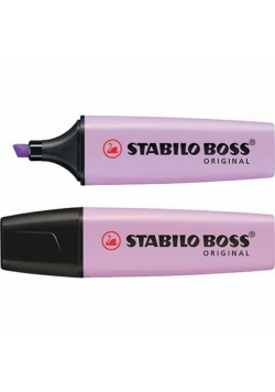Zakreślacz Boss pastelowy lila (10szt) STABILO