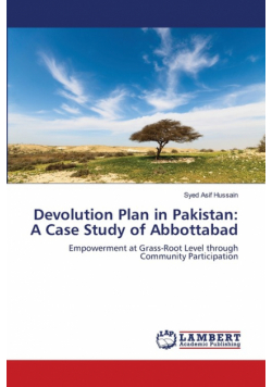Devolution Plan in Pakistan