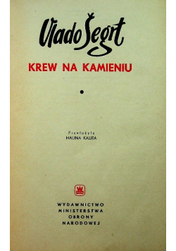 Krew na kamieniu