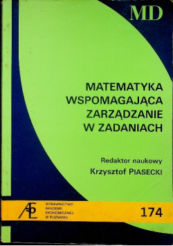 Matematyka wspomagająca zarządzanie w zadaniach