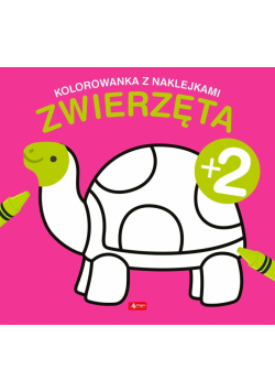 Zwierząta. Kolorowanka z naklejkami