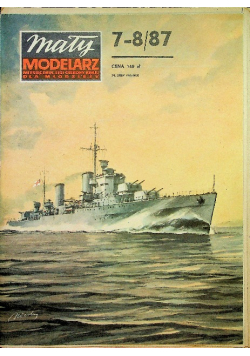 Mały modelarz nr 7 - 8 Lekki krążownik brytyjski HMS Penelope