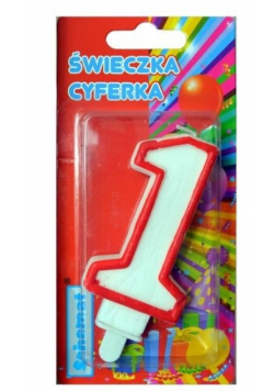 Świeczka cyferka 1