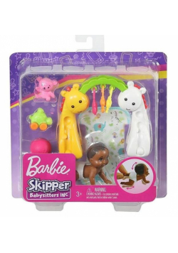 Barbie Lalka dziecko + akcesoria GHV85
