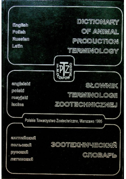 Słownik terminologii zootechnicznej