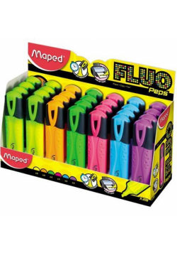 Zakreślacz Fluo Peps mix kolorów dsl (28szt) MAPED