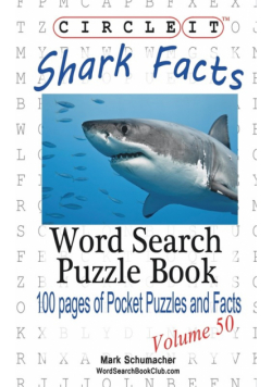 Circle It, Shark Facts, Word Search, Puzzle Book