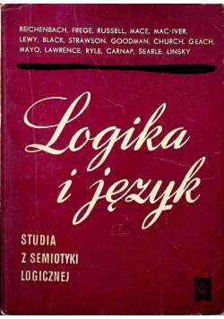 Logika i język