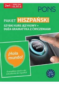 Pakiet: Hiszpański 2w1 Kurs + gramatyka PONS