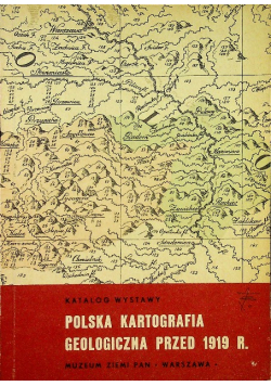 Polska kartografia geologiczna przed 1919
