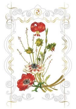 Karnet 12x18cm + koperta Lilie