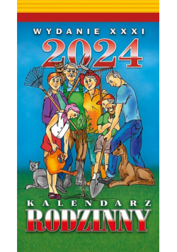 Kalendarz 2024 rodzinny zdzierak