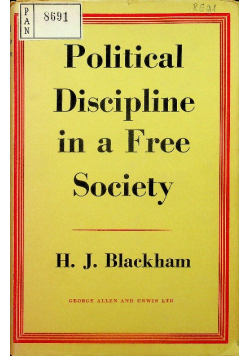 Political discipline in a free society