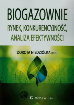 Niedziółka Dorota - Biogazownie rynek konkurencyjność analiza efektywności