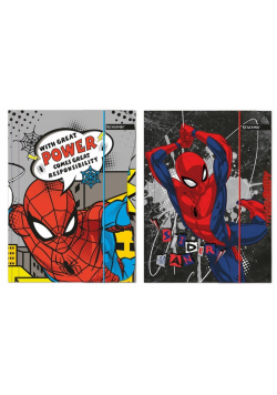 Teczka z gumką A4 Spider Man mix