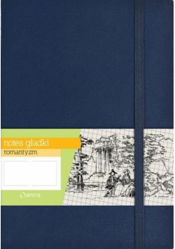 Notes A5 Gładki Romantyzm Granatowy ANTRA