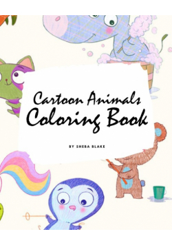 Cartoon Animals Coloring Book for Children (8x10 Coloring Book / Activity Book)