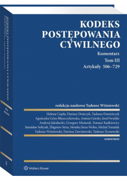 Kodeks postępowania cywilnego T.3