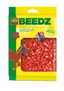Beedz Koraliki do prasowanek czerwone 1000 sztuk