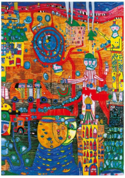 Puzzle 1000 Malowanie faksem w ciągu 30 dni, Hunde
