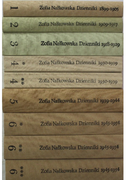 Nałkowska Dzienniki 9 Tomów