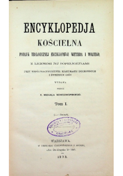 Encyklopedia kościelna Tom I 1873 r.