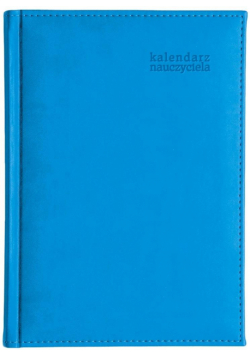 Kalendarz naucz. 2023/24 A5 tyg. Vivella niebieski