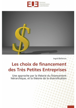 Les choix de financement des très petites entreprises