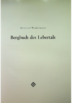 Bergbuch des lebertals