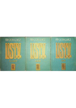 Św Grzegorz Listy tom od II do IV