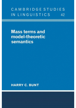 Mass Terms and Model-Theoretic Semantics