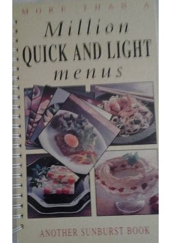 More Than a Million Quick and Light Menus