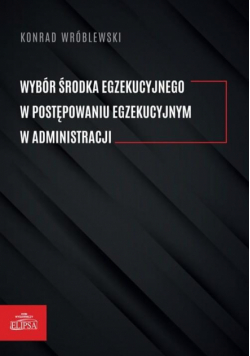 Wybór środka egzekucyjnego w postępowaniu..