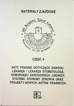 Materiały zjazdowe część II