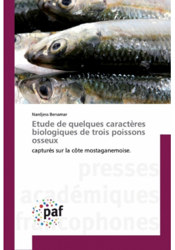 Etude de quelques caractères biologiques de trois poissons osseux