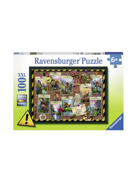 Puzzle 100 Kolekcja dinozaurów