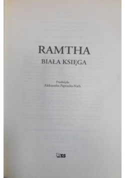 Ramtha Biała Księga