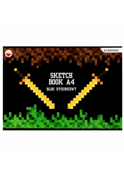 Blok rysunkowy A4/20K biały Pixel Game (20szt)