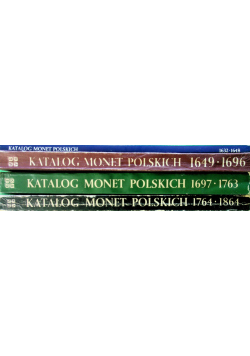 Katalog monet polskich Tom 1 do 4